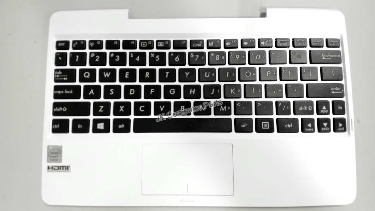 Asus T100TA White Palmrest Touchpad Keyboard US Genuine